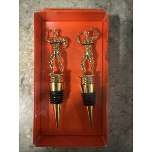 GARVEN Body Builder Muscle Man Trophy Style Wine Bottle Stopper